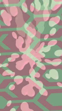 Soyut hareket desenli fütüristik video üretimi için dinamik dijital arkaplan