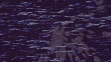 Benzersiz dijital animasyon tarzı grafikleri olan yaratıcı ortam tasarımı için yenilikçi hareket dokusu