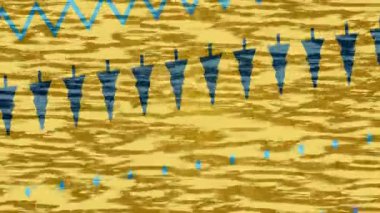 Organik desenli yüzey giriş stili video film sanatı ile soyut arkaplan tasarımı