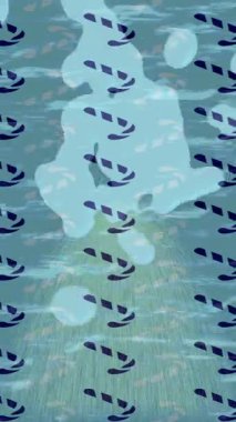 Soyut hareket desenli fütüristik video üretimi için dinamik dijital arkaplan