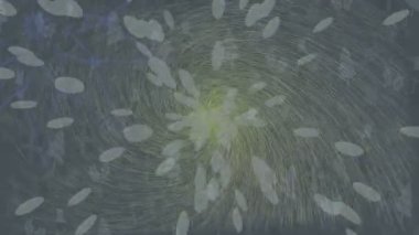 Lüks hareket projeleri için soyut tasarım stili animasyonu olan üst düzey dijital doku