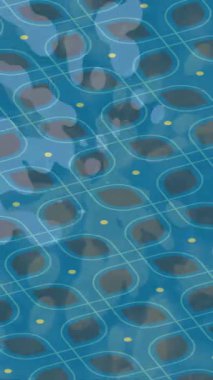 Soyut hareket desenli fütüristik video üretimi için dinamik dijital arkaplan