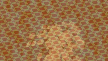 Soyut hareket desenli fütüristik video üretimi için dinamik dijital arkaplan