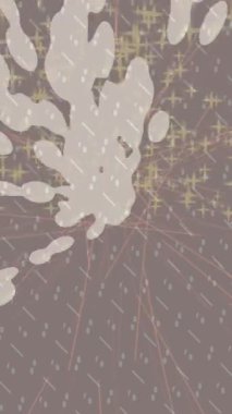 Lüks hareket projeleri için soyut tasarım stili animasyonu olan üst düzey dijital doku