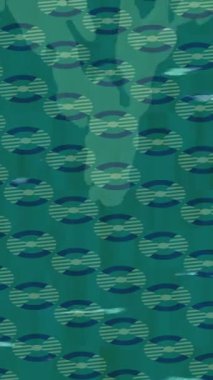 Organik desenli yüzey giriş stili video film sanatı ile soyut arkaplan tasarımı