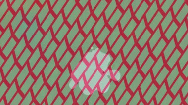 Benzersiz dijital animasyon tarzı grafikleri olan yaratıcı ortam tasarımı için yenilikçi hareket dokusu