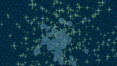 Dijital doku yüzey tasarım biçimi ile modern video animasyonu için gelişmiş hareket grafikleri