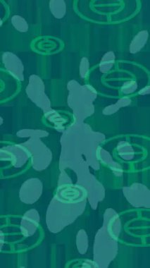 Benzersiz hareket dokusu tasarım sanatı ile profesyonel video düzenleme için modern soyut grafikler