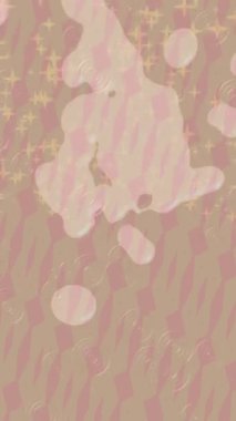 Benzersiz dijital animasyon tarzı grafikleri olan yaratıcı ortam tasarımı için yenilikçi hareket dokusu