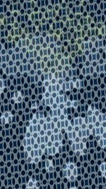 Soyut hareket desenli fütüristik video üretimi için dinamik dijital arkaplan