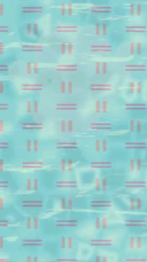 Benzersiz dijital animasyon tarzı grafikleri olan yaratıcı ortam tasarımı için yenilikçi hareket dokusu