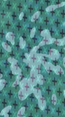 Benzersiz video giriş tasarımı projeleri için detaylı yüzey kalıbı film animasyon stili grafik girişi