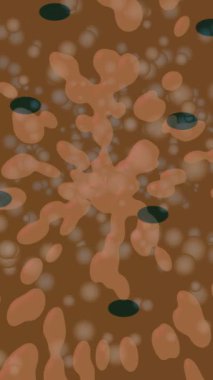 Yaratıcı video düzenleme film arkaplan tasarımı için minimalist organik hareket grafikleri