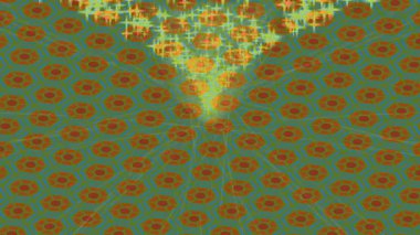 Benzersiz dijital animasyon tarzı grafikleri olan yaratıcı ortam tasarımı için yenilikçi hareket dokusu