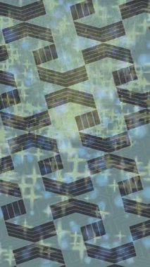 Benzersiz video giriş tasarımı projeleri için detaylı yüzey kalıbı film animasyon stili grafik girişi