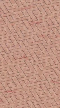 Benzersiz dijital animasyon tarzı grafikleri olan yaratıcı ortam tasarımı için yenilikçi hareket dokusu