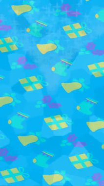 Benzersiz hareket dokusu tasarım sanatı ile profesyonel video düzenleme için modern soyut grafikler