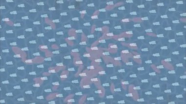 Lüks hareket projeleri için soyut tasarım stili animasyonu olan üst düzey dijital doku