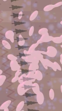 Soyut hareket desenli fütüristik video üretimi için dinamik dijital arkaplan