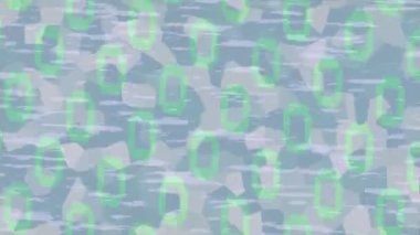 Benzersiz dijital animasyon tarzı grafikleri olan yaratıcı ortam tasarımı için yenilikçi hareket dokusu