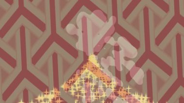 Benzersiz dijital animasyon tarzı grafikleri olan yaratıcı ortam tasarımı için yenilikçi hareket dokusu