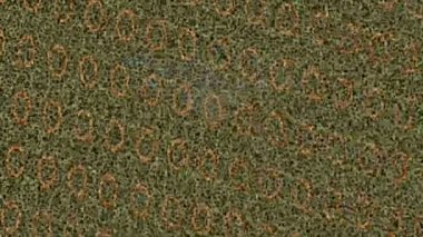 Benzersiz dijital animasyon tarzı grafikleri olan yaratıcı ortam tasarımı için yenilikçi hareket dokusu