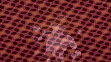 Benzersiz hareket grafikleri tasarım sanatına sahip yaratıcı film üretimi için özet bir arkaplan