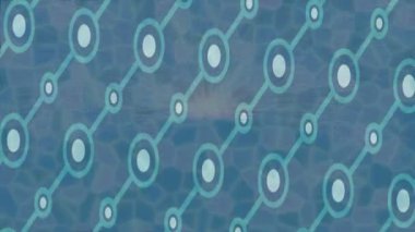 Benzersiz video giriş tasarımı projeleri için detaylı yüzey kalıbı film animasyon stili grafik girişi