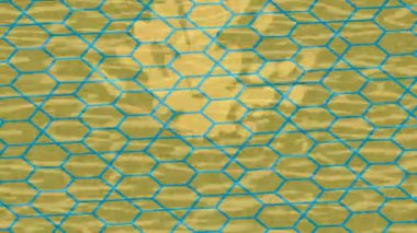 Soyut hareket desenli fütüristik video üretimi için dinamik dijital arkaplan