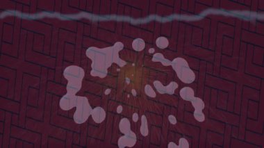 Organik desenli yüzey giriş stili video film sanatı ile soyut arkaplan tasarımı