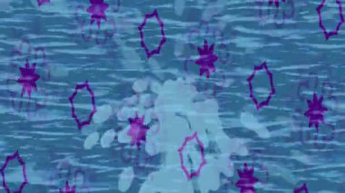 Estetik doku arkaplan tasarımı renkli hareket grafikleri ile moda film giriş profosyoneli