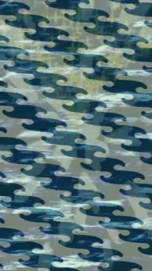 Benzersiz dijital animasyon tarzı grafikleri olan yaratıcı ortam tasarımı için yenilikçi hareket dokusu