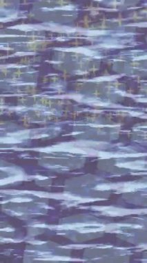 Benzersiz dijital animasyon tarzı grafikleri olan yaratıcı ortam tasarımı için yenilikçi hareket dokusu