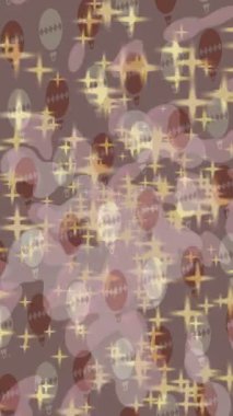 Benzersiz video giriş tasarımı projeleri için detaylı yüzey kalıbı film animasyon stili grafik girişi