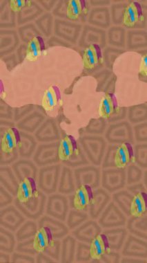 Dijital doku yüzey tasarım biçimi ile modern video animasyonu için gelişmiş hareket grafikleri