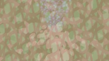 Benzersiz dijital animasyon tarzı grafikleri olan yaratıcı ortam tasarımı için yenilikçi hareket dokusu