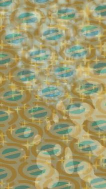 Organik desenli yüzey giriş stili video film sanatı ile soyut arkaplan tasarımı