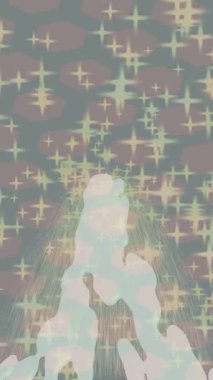 Benzersiz hareket grafikleri tasarım sanatına sahip yaratıcı film üretimi için özet bir arkaplan