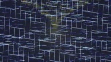 Estetik doku arkaplan tasarımı renkli hareket grafikleri ile moda film giriş profosyoneli