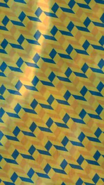 Benzersiz dijital animasyon tarzı grafikleri olan yaratıcı ortam tasarımı için yenilikçi hareket dokusu