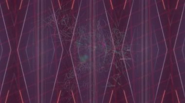 Yaratıcı video düzenleme film tasarımı için benzersiz hareket grafikleri biçimi giriş hareketi video pro