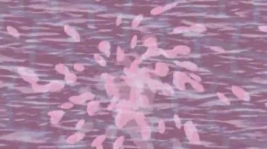 Organik desenli yüzey giriş stili video film sanatı ile soyut arkaplan tasarımı