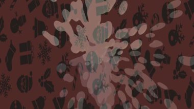 Dijital doku yüzey tasarım biçimi ile modern video animasyonu için gelişmiş hareket grafikleri