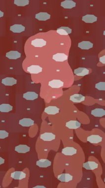 Benzersiz dijital animasyon tarzı grafikleri olan yaratıcı ortam tasarımı için yenilikçi hareket dokusu