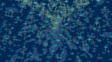 Lüks hareket projeleri için soyut tasarım stili animasyonu olan üst düzey dijital doku