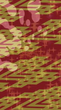 Benzersiz dijital animasyon tarzı grafikleri olan yaratıcı ortam tasarımı için yenilikçi hareket dokusu