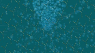 Lüks hareket projeleri için soyut tasarım stili animasyonu olan üst düzey dijital doku