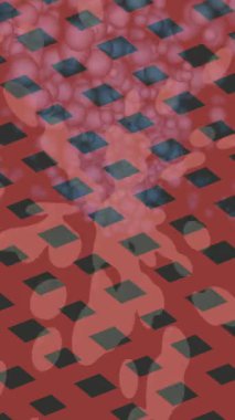 Soyut hareket desenli fütüristik video üretimi için dinamik dijital arkaplan