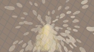 Benzersiz dijital hareket grafiklerine sahip yaratıcı sinematik projeler için yumuşak animasyon yüzeyi