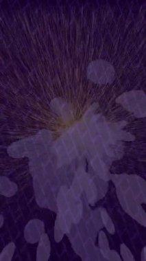 Organik desenli yüzey giriş stili video film sanatı ile soyut arkaplan tasarımı